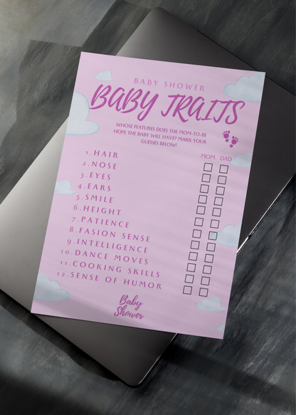 4-Set Babyshower Games